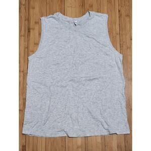 Lululemon All Yours Tank Top Womens 8 Pima Gray Sleeveless Athletic Gym Workout